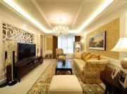 清新新古典風(fēng)格150平米別墅客廳吊頂裝修效果圖 清新新古典風(fēng)格150平米別墅客廳吊頂裝修效果圖