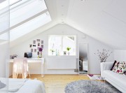 素雅現(xiàn)代簡約風(fēng)格40平米公寓客廳吊頂裝修效果圖