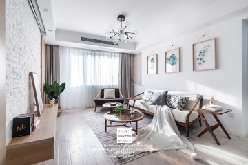 領(lǐng)袖金品北歐風格三居室裝修實景案例
