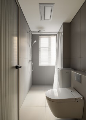 原木風(fēng)三居室衛(wèi)生間裝修效果圖