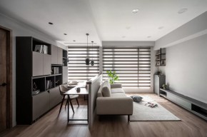 日式小戶型兩居室書(shū)房裝修效果圖