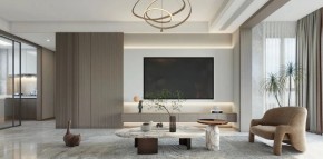 現(xiàn)代簡約兩居室客廳裝修效果圖