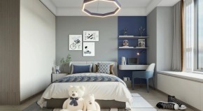 現(xiàn)代簡約兩居室兒童房裝修效果圖