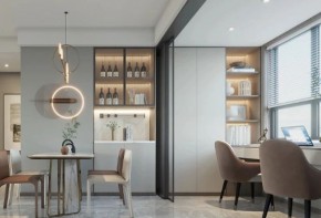 現(xiàn)代簡約兩居室餐廳裝修效果圖