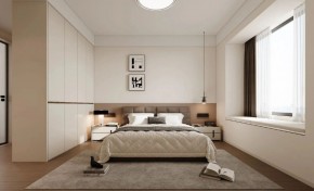 現(xiàn)代簡約三居室臥室裝修效果圖