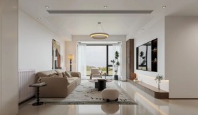 現(xiàn)代簡(jiǎn)約三居室客廳裝修效果圖