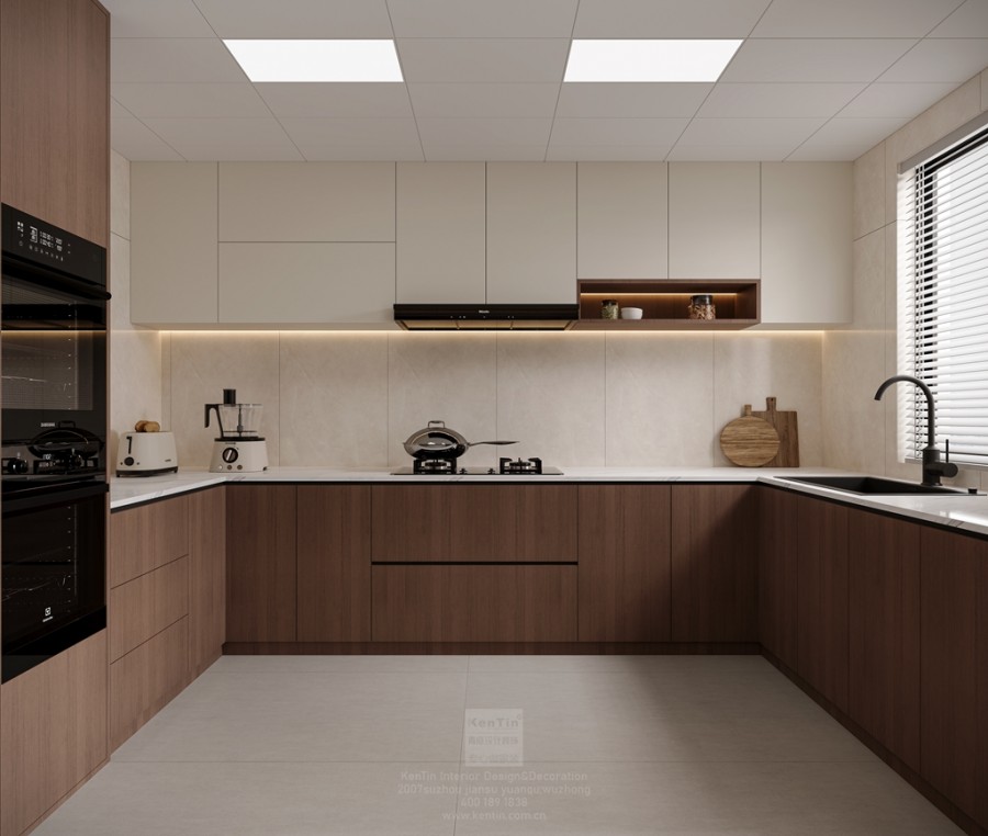 石湖之韻宋氏美學(xué)復(fù)式廚房裝修效果圖