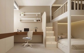 新中式三居室兒童房裝修效果圖