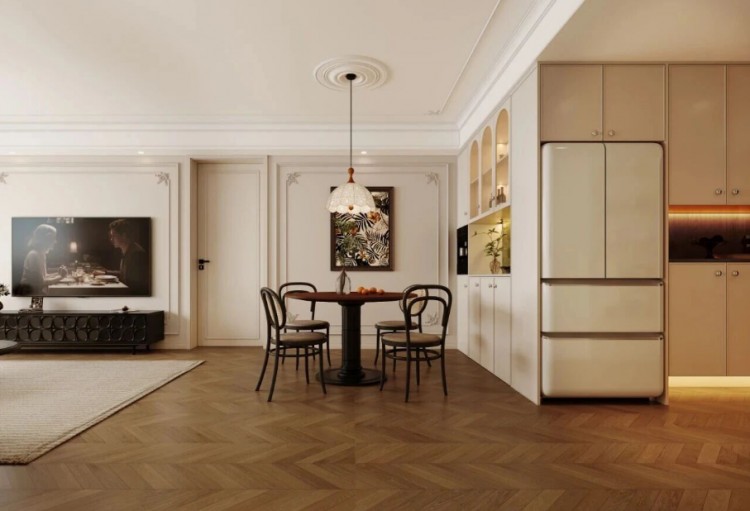 法式三居室餐廳裝修效果圖