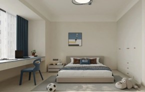 現(xiàn)代簡約三居室臥室裝修效果圖