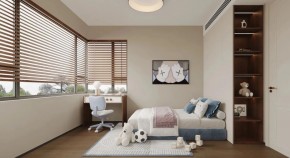 中古風(fēng)三居室兒童房裝修效果圖