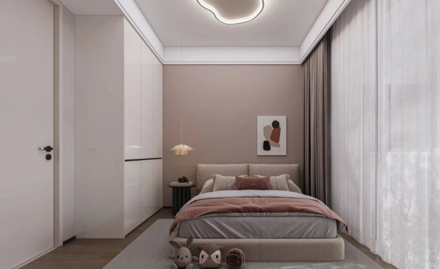 現(xiàn)代簡約三居室兒童房裝修效果圖