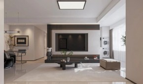 現(xiàn)代簡約三居室客廳裝修效果圖