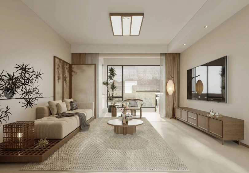 宋氏美學三居室客廳裝修效果圖