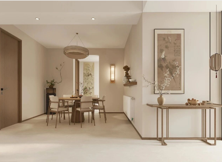 宋氏美學三居室餐廳裝修效果圖