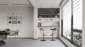 現(xiàn)代簡(jiǎn)約三居室陽(yáng)臺(tái)裝修效果圖