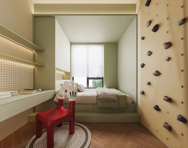 法式中古三居室兒童房裝修效果圖