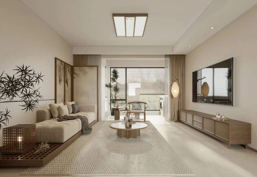 宋氏三居室客廳裝修效果圖