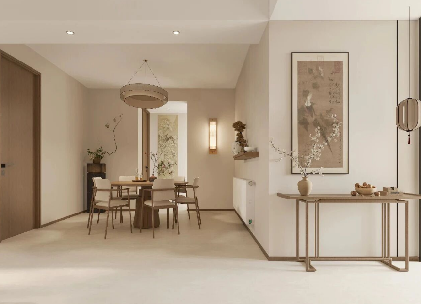 宋氏三居室餐廳裝修效果圖