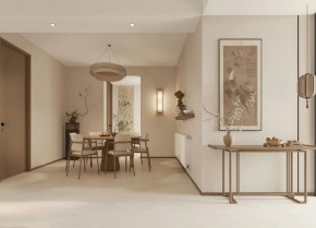 宋氏三居室餐廳裝修效果圖