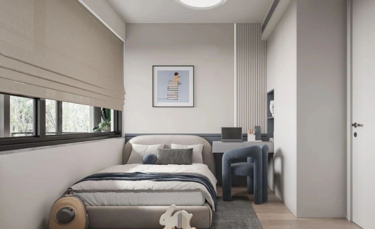 現(xiàn)代簡約復式別墅兒童房裝修效果圖