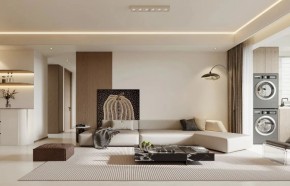 現(xiàn)代簡約三居室客廳裝修效果圖