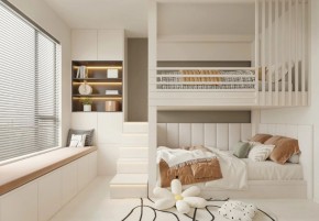 現(xiàn)代簡約三居室兒童房裝修效果圖