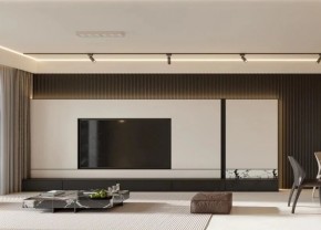 現(xiàn)代簡約三居室客廳裝修效果圖