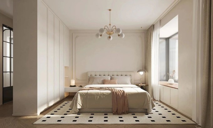 法式三居室臥室裝修效果圖