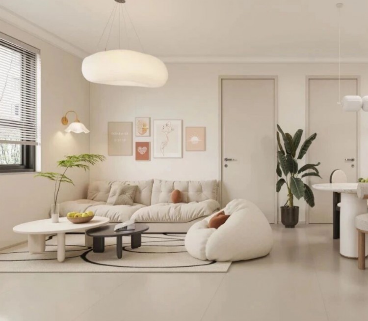 現(xiàn)代簡約兩居室裝修效果圖