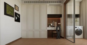 法式復(fù)古三居室衣帽間裝修效果圖