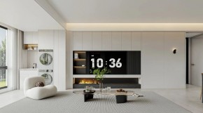 現(xiàn)代簡約三居室客廳裝修效果圖