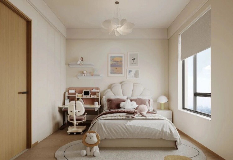 現(xiàn)代簡約三居室兒童房裝修效果圖