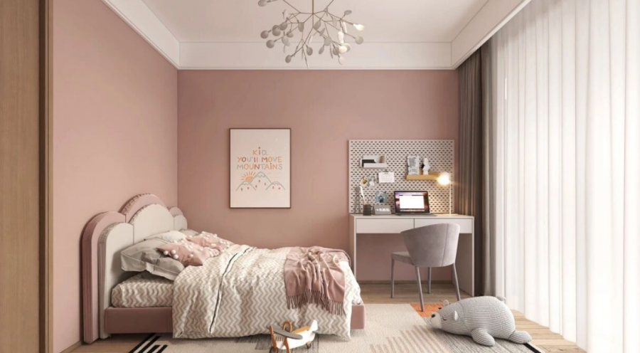 簡約田園風三居室兒童房裝修效果圖