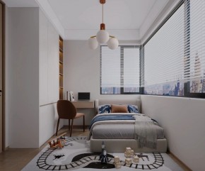 現(xiàn)代簡(jiǎn)約三居室兒童房裝修效果圖