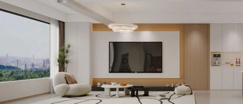 現(xiàn)代簡約三居室裝修效果圖