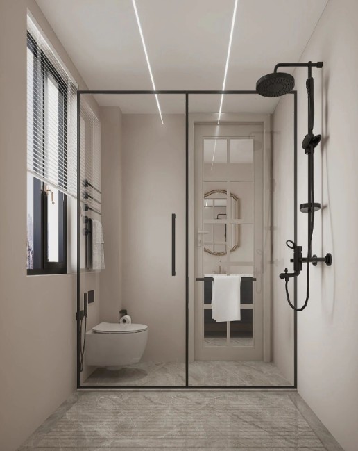 美式三居室衛(wèi)生間裝修效果圖