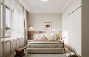 現(xiàn)代簡約三居室臥室裝修效果圖