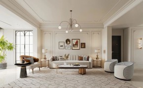 法式客廳裝修效果圖