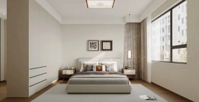 現(xiàn)代簡約三居室臥室裝修效果圖