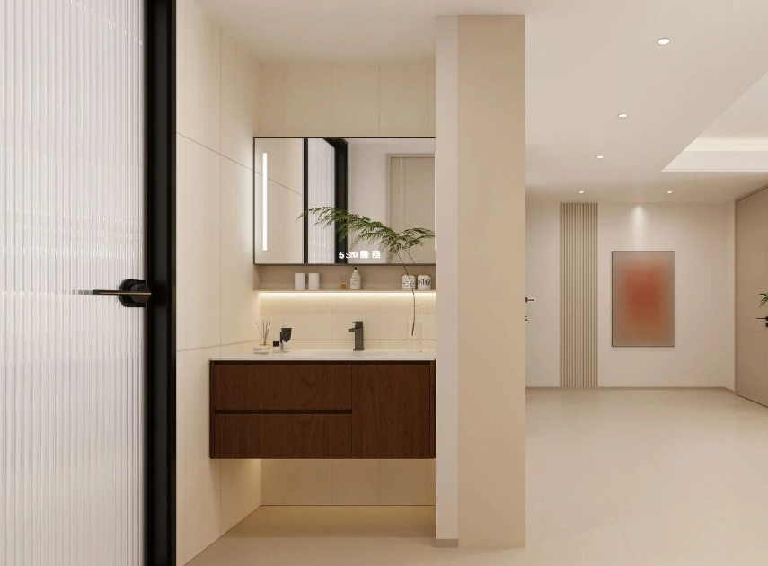 現(xiàn)代簡(jiǎn)約三居室衛(wèi)生間裝修效果圖