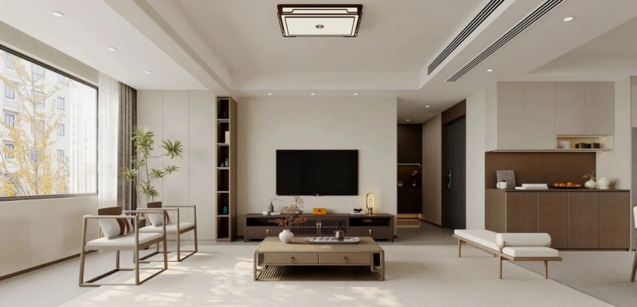 現(xiàn)代簡約三居室裝修效果圖