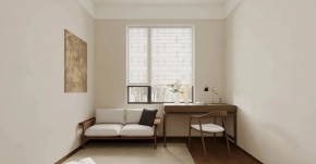 現(xiàn)代簡約三居室書房裝修效果圖